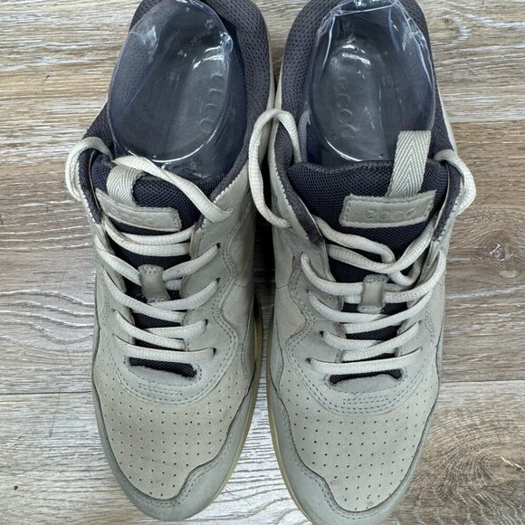 Ecco Tan/Gray Leather Walking Shoe Women's Size EU 39 - Picture 2 of 6